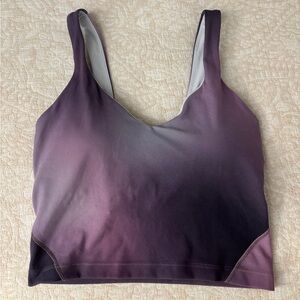 Women's Purple Sports Top Lululemon size 4